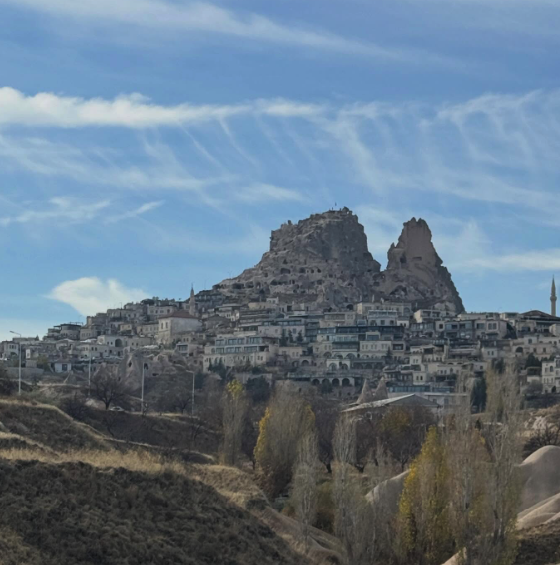 Rock formations of the wider Cappadocia region near Derinkuyu